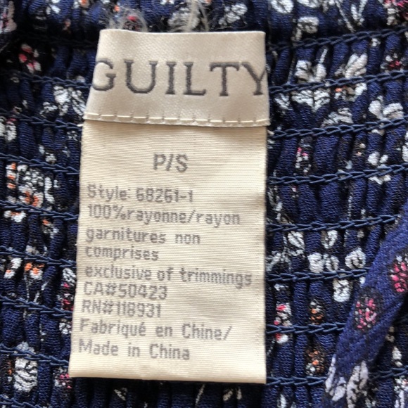 Guilty navy floral summer dress - Picture 7 of 13